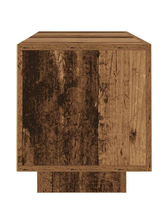 Tv stolek s led old wood 160 x 35 x 40 cm kompozitní dřevo