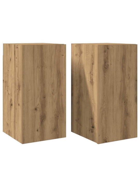 Tv skříňky 2 ks dub artisan 30,5 x 30 x 60 cm kompozitní dřevo