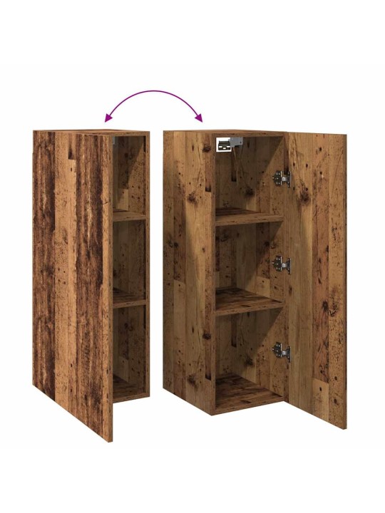 Tv skříňka old wood 30,5 x 30 x 90 cm kompozitní dřevo