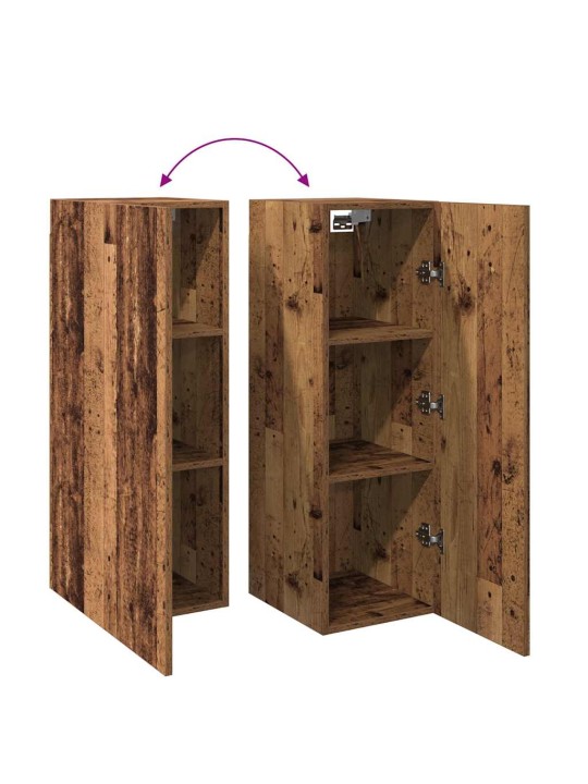 Tv skříňky 2 ks old wood 30,5 x 30 x 90 cm kompozitní dřevo