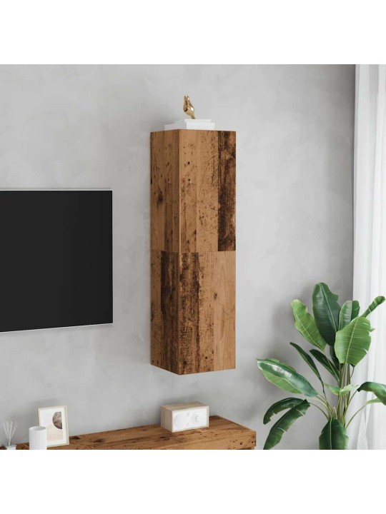 Tv skříňka old wood 30,5 x 30 x 110 cm kompozitní dřevo
