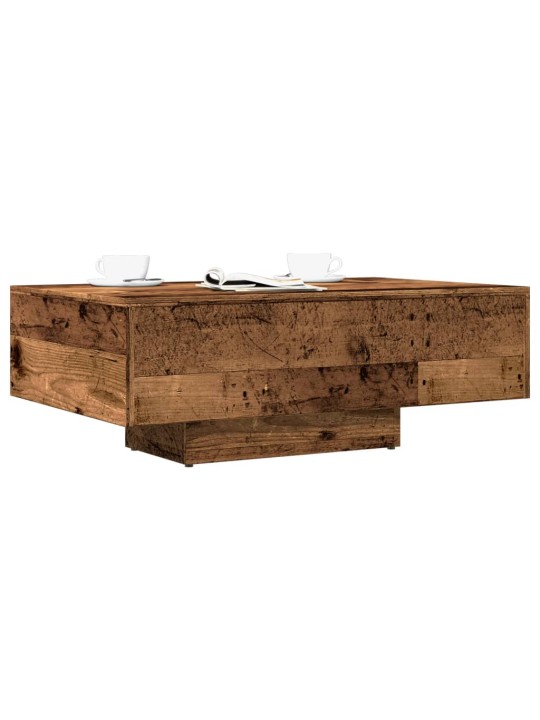 Konferenční stolek old wood 85 x 55 x 31 cm kompozitní dřevo