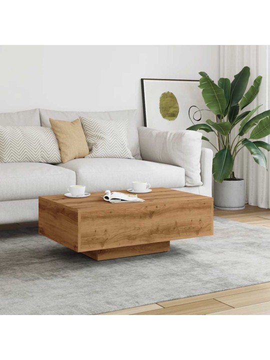 Konferenční stolek dub artisan 85 x 55 x 31 cm kompozitní dřevo