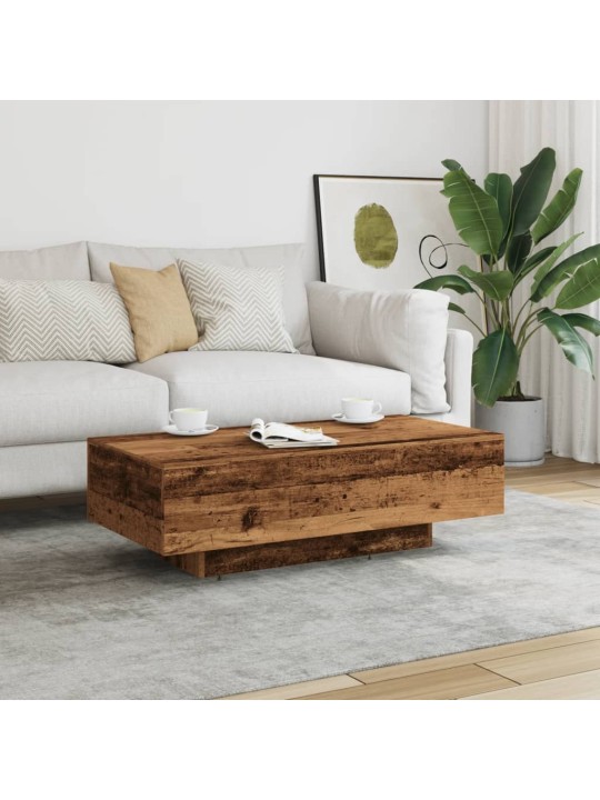 Konferenční stolek old wood 100 x 49,5 x 31 cm kompozitní dřevo
