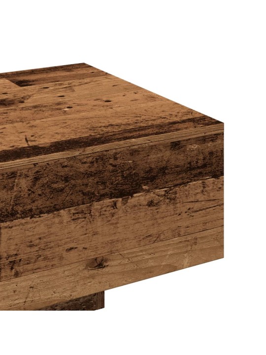 Konferenční stolek old wood 100 x 49,5 x 31 cm kompozitní dřevo