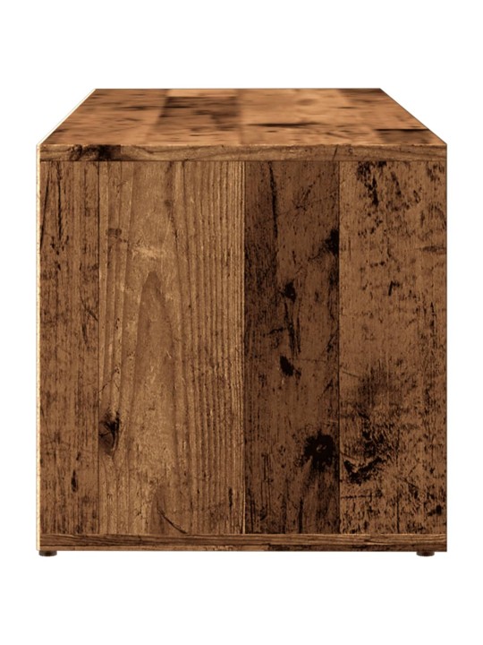 Botníková lavice old wood 105 x 35 x 35 cm kompozitní dřevo