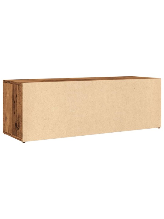 Botníková lavice old wood 105 x 35 x 35 cm kompozitní dřevo