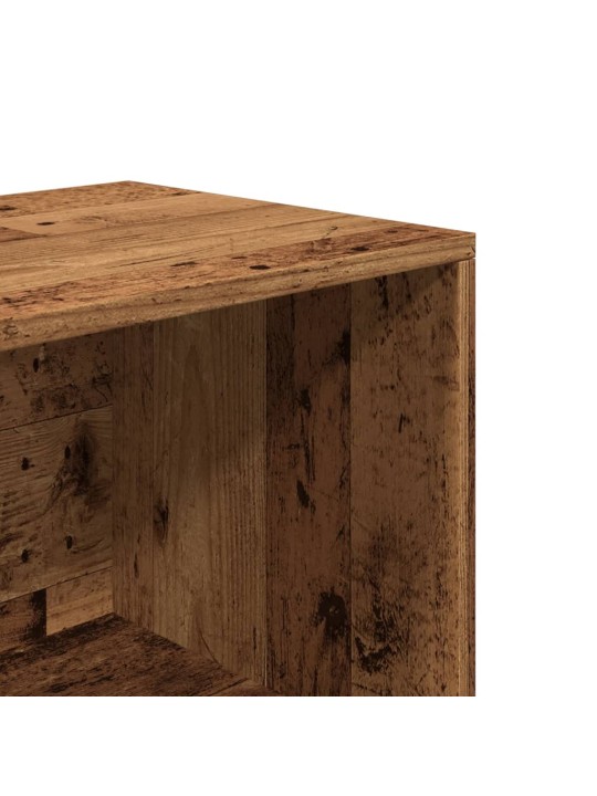 Botníková lavice old wood 105 x 35 x 35 cm kompozitní dřevo