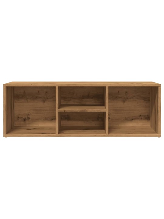 Botníková lavice dub artisan 105 x 35 x 35 cm kompozitní dřevo