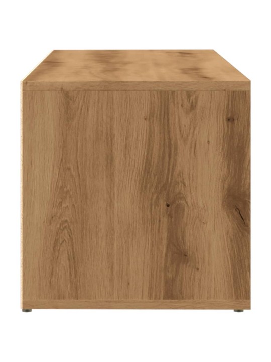 Botníková lavice dub artisan 105 x 35 x 35 cm kompozitní dřevo