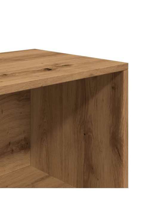 Botníková lavice dub artisan 105 x 35 x 35 cm kompozitní dřevo