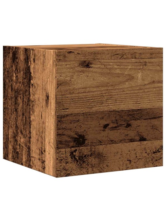 Nástěnná TV skříňka old wood 30,5 x 30 x 30 cm