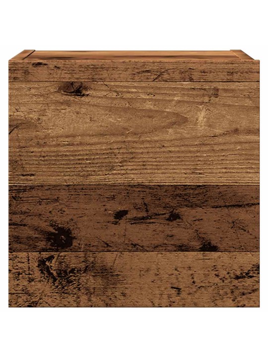 Nástěnná TV skříňka old wood 30,5 x 30 x 30 cm