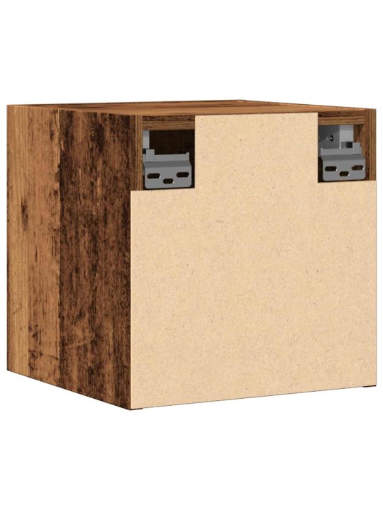 Nástěnná TV skříňka old wood 30,5 x 30 x 30 cm