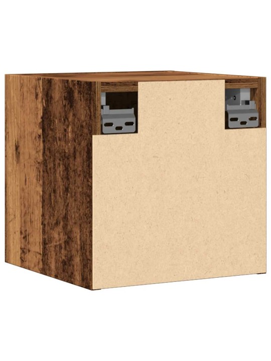 Nástěnné TV skříňky 2 ks old wood 30,5 x 30 x 30 cm