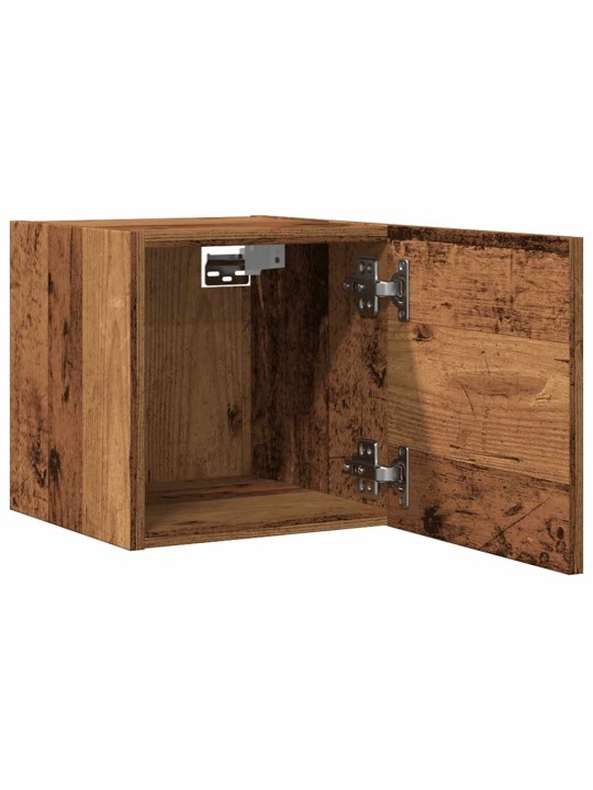 Nástěnné TV skříňky 2 ks old wood 30,5 x 30 x 30 cm