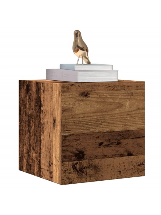 Nástěnné TV skříňky 2 ks old wood 30,5 x 30 x 30 cm