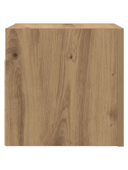 Nástěnné tv skříňky 2 ks dub artisan 30,5 x 30 x 30 cm