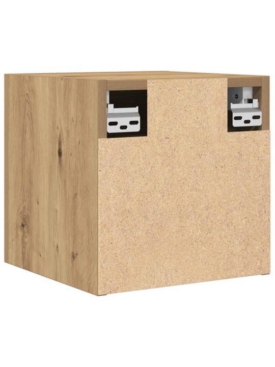 Nástěnné tv skříňky 2 ks dub artisan 30,5 x 30 x 30 cm