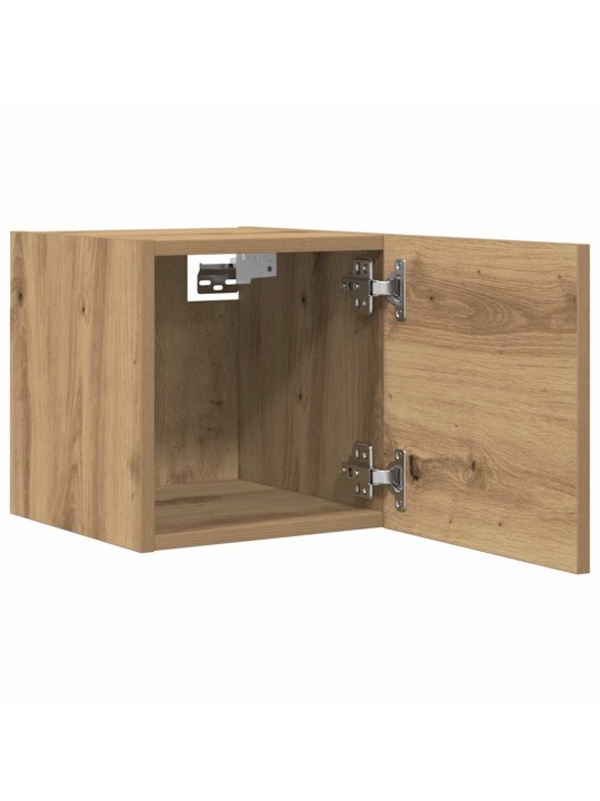 Nástěnné tv skříňky 2 ks dub artisan 30,5 x 30 x 30 cm