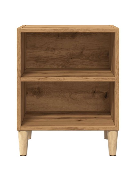 Noční stolky 2 ks dub artisan 40 x 30 x 50 cm kompozitní dřevo