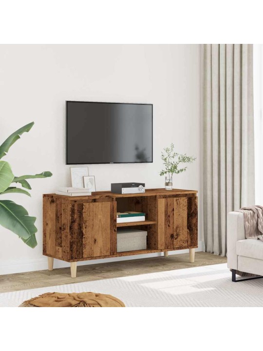 Tv skříňka old wood 102 x 35 x 50 cm kompozitní dřevo