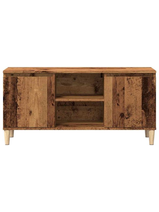 Tv skříňka old wood 102 x 35 x 50 cm kompozitní dřevo