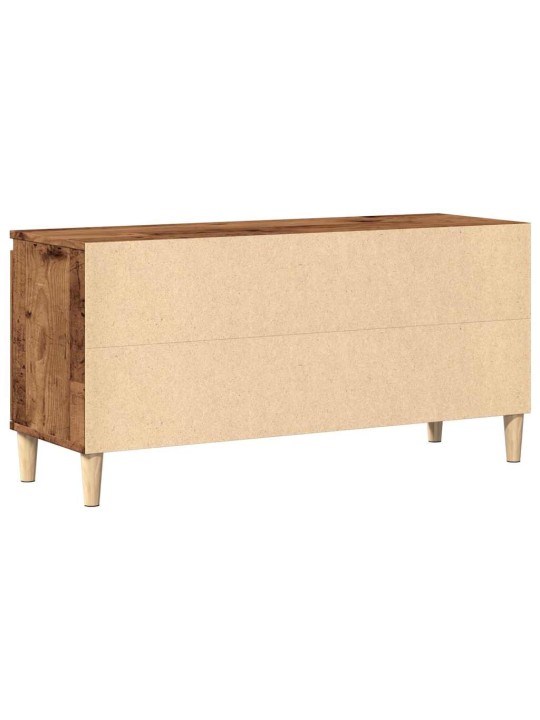 Tv skříňka old wood 102 x 35 x 50 cm kompozitní dřevo