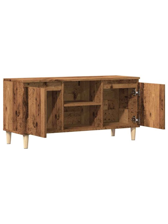 Tv skříňka old wood 102 x 35 x 50 cm kompozitní dřevo