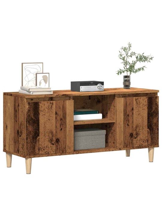 Tv skříňka old wood 102 x 35 x 50 cm kompozitní dřevo