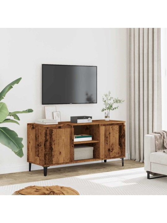 TV skříňka old wood 102 x 35 x 50 cm kompozitní dřevo