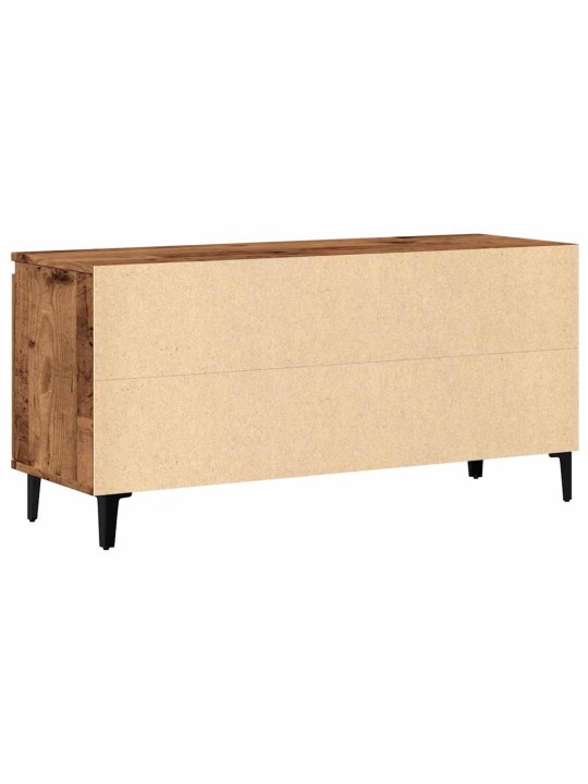 TV skříňka old wood 102 x 35 x 50 cm kompozitní dřevo