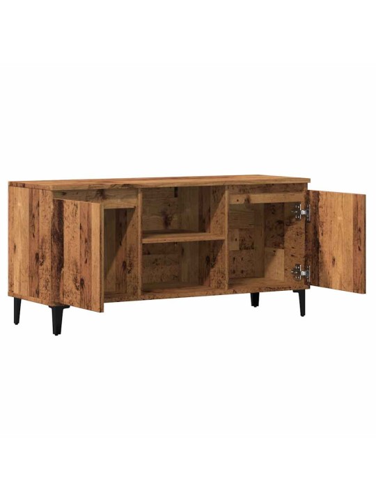 TV skříňka old wood 102 x 35 x 50 cm kompozitní dřevo