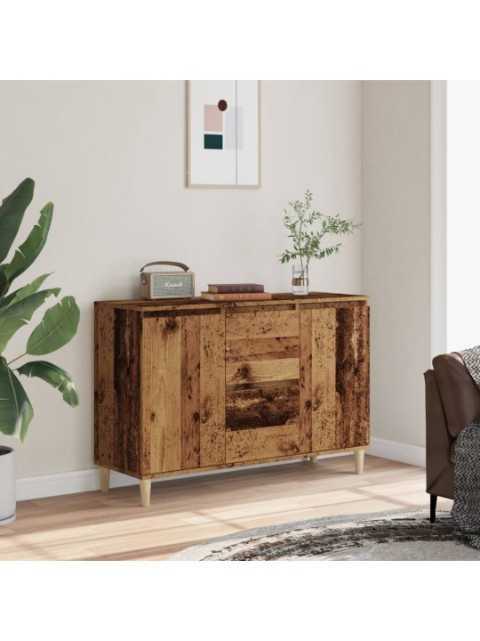 Příborník old wood 102 x 35 x 70 cm kompozitní dřevo