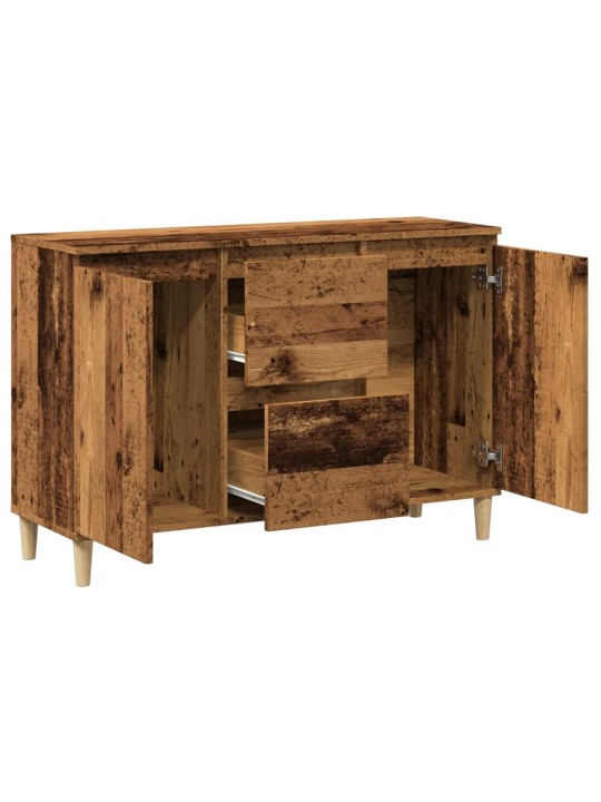 Příborník old wood 102 x 35 x 70 cm kompozitní dřevo