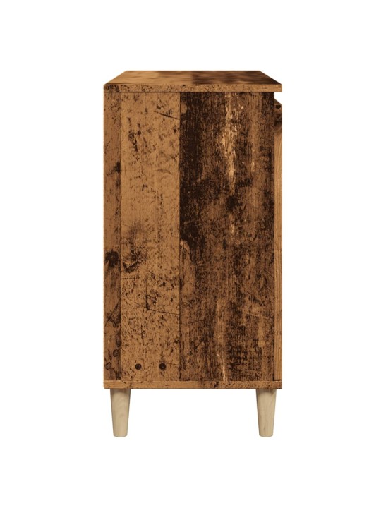 Příborník old wood 102 x 35 x 70 cm kompozitní dřevo