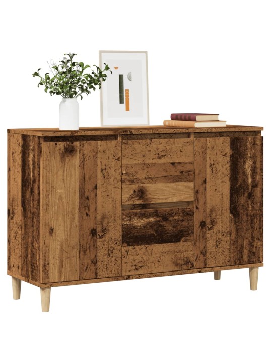Příborník old wood 102 x 35 x 70 cm kompozitní dřevo