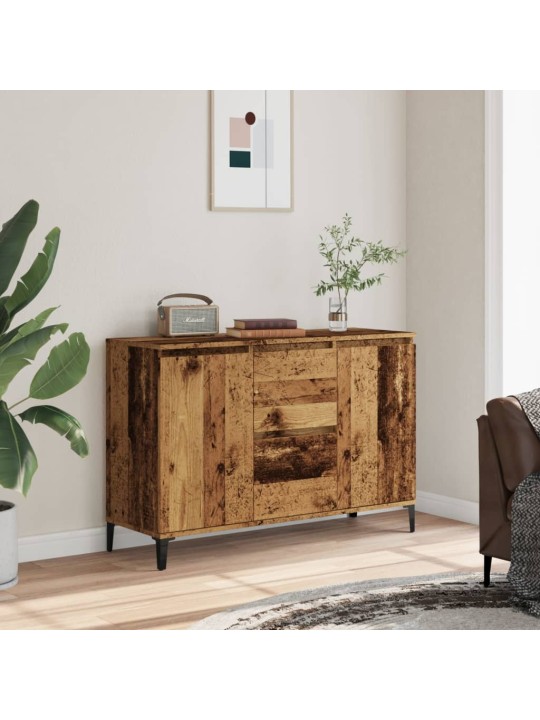 Příborník old wood 102 x 35 x 70 cm kompozitní dřevo