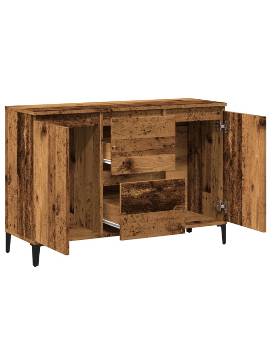 Příborník old wood 102 x 35 x 70 cm kompozitní dřevo