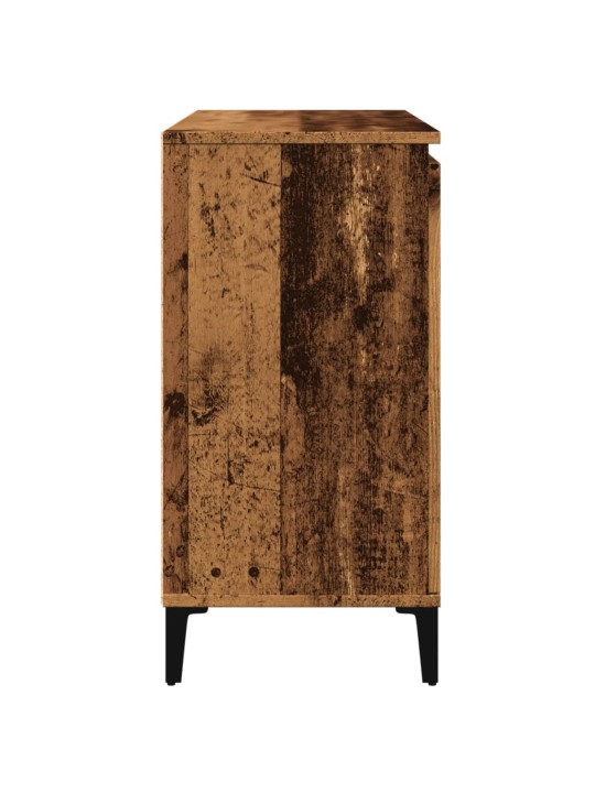 Příborník old wood 102 x 35 x 70 cm kompozitní dřevo