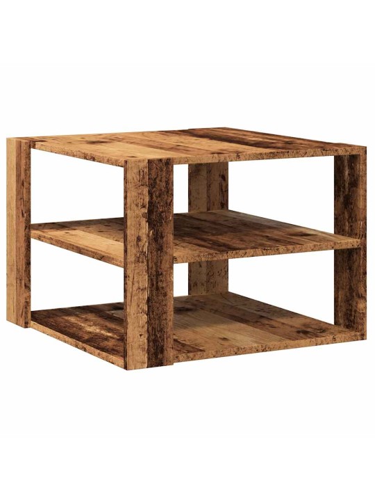 Konferenční stolek old wood 58x58x40 cm kompozitní dřevo