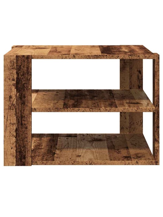 Konferenční stolek old wood 58x58x40 cm kompozitní dřevo
