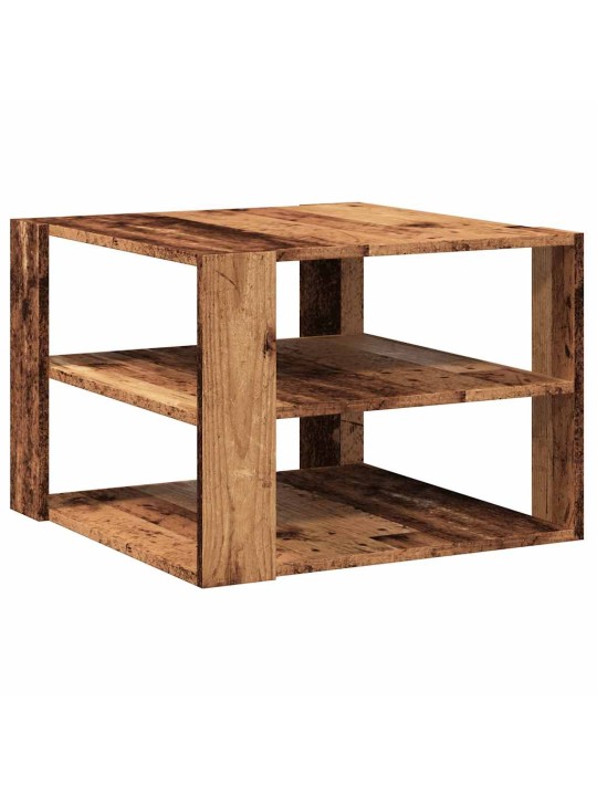 Konferenční stolek old wood 58x58x40 cm kompozitní dřevo