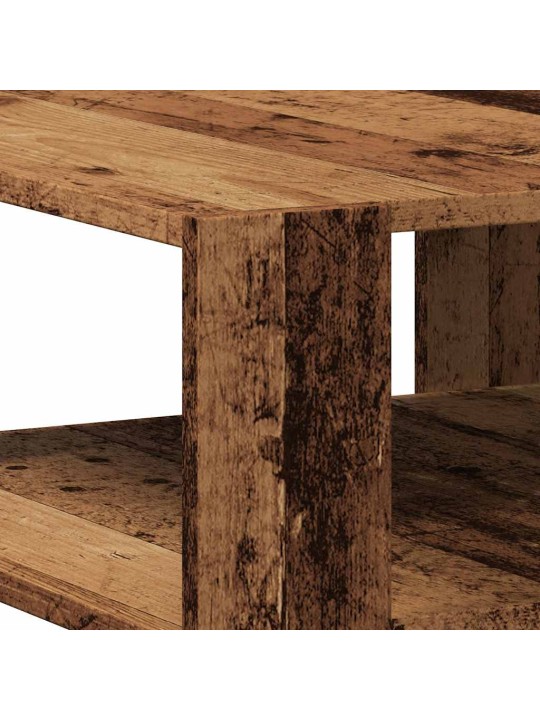 Konferenční stolek old wood 58x58x40 cm kompozitní dřevo