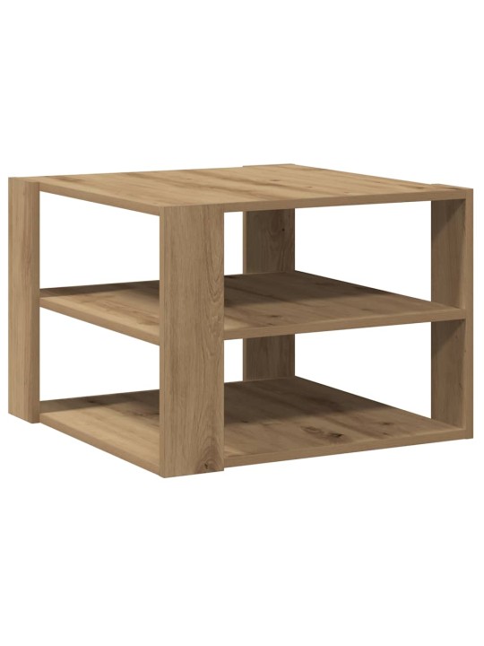 Konferenční stolek dub artisan 58x58x40 cm kompozitní dřevo