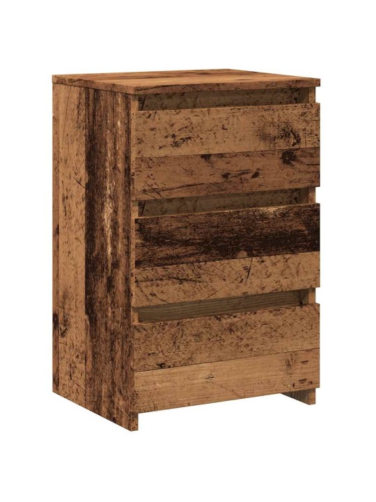Noční stolky 2 ks old wood 40x35x62,5 cm kompozitní dřevo