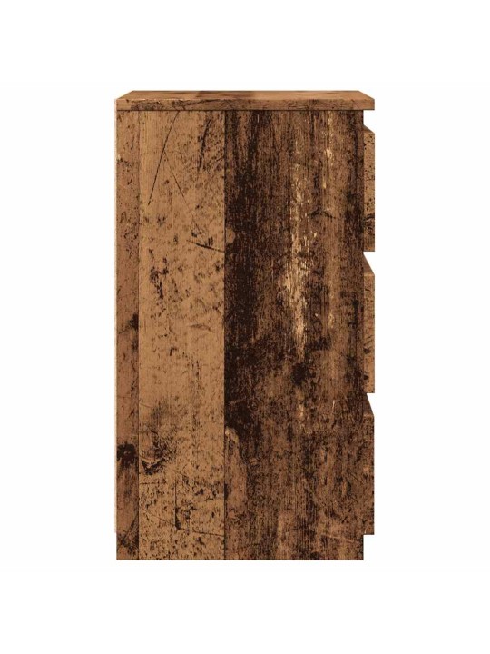 Noční stolky 2 ks old wood 40x35x62,5 cm kompozitní dřevo