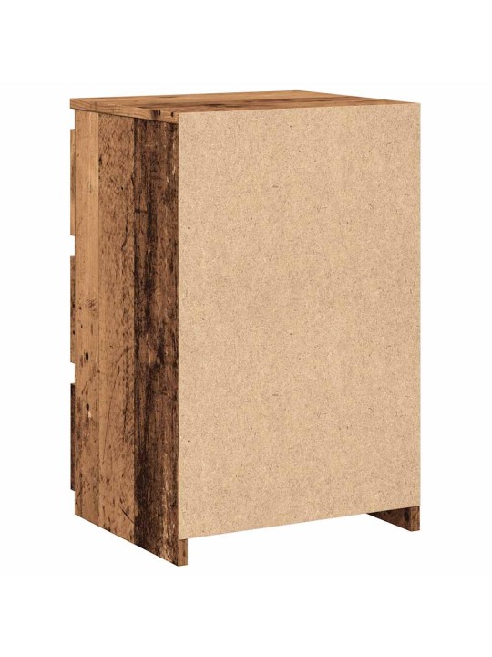 Noční stolky 2 ks old wood 40x35x62,5 cm kompozitní dřevo