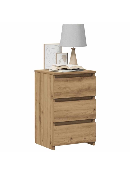 Noční stolek dub artisan 40x35x62,5 kompozitní dřevo