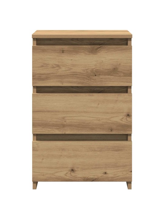 Noční stolek dub artisan 40x35x62,5 kompozitní dřevo